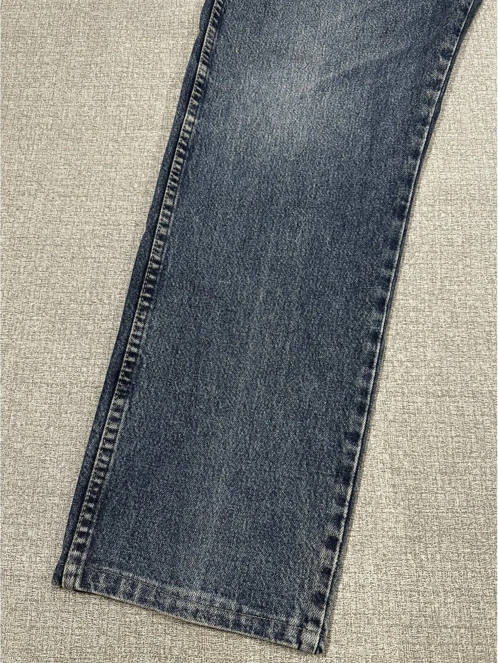 Wrangler George 37x31 Strait Jeans Cowboy Cut Men Blue Denim Straight Leg